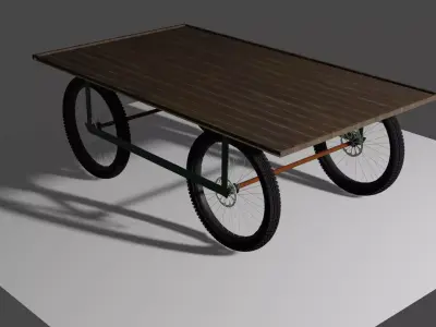 INDIAN CART Free 3D model