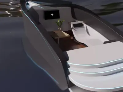 Tesla Yacht 3D model