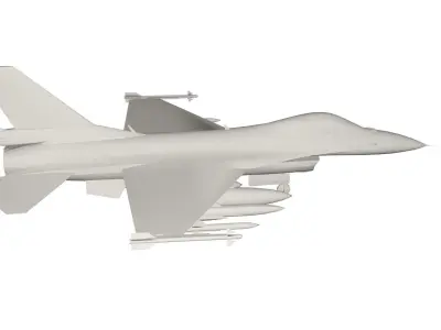 jet military airplane 3D model purchase