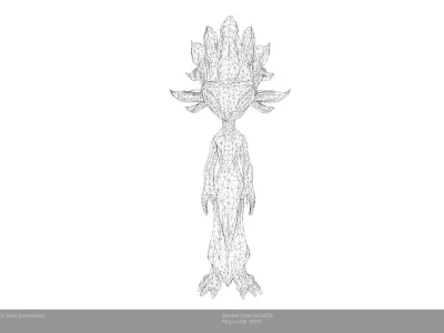 Low Poly Stylized Etheral Alien Stone Low-poly 3D model purchase
