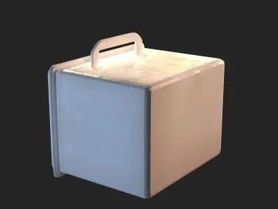 First Aid Box Free low-poly 3D model