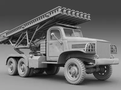 MLRS Katusha   3D print model