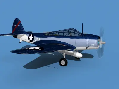 Douglas TBD-1 Devestator V18 3D model