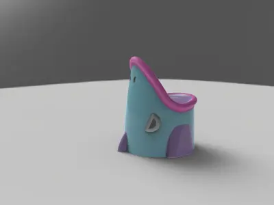 Carp chair Free low-poly 3D model
