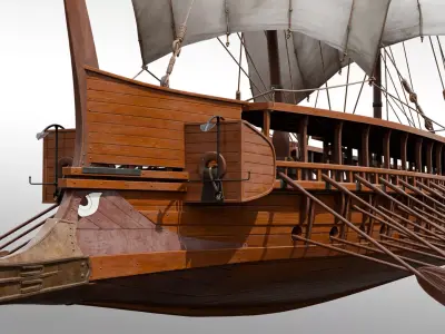 Trireme 3D model