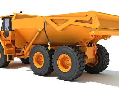 Articulated Mining Truck 3D model by 3D-Horse
