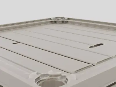 Industrial Machine Base Platform for 3D print 3D model