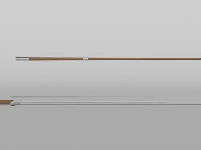 Knightly Arming Sword Low-poly 3D model