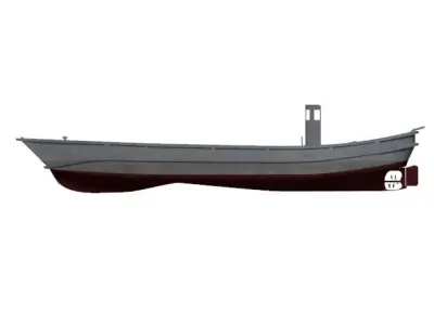 japanese army Daihatsu class 3D model