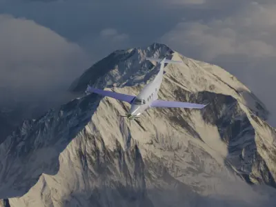 Pilatus PC-12 3D model buy