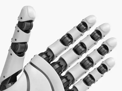 Mechanical Prosthetic Hand Component 3D model
