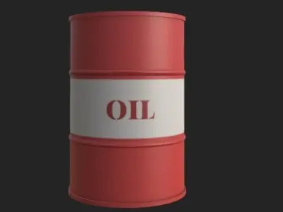 Oil Barrel 3D model