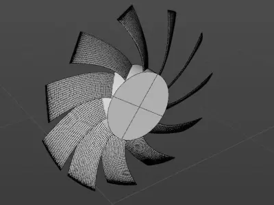 fan blade Free 3D model