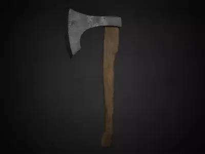 Medieval Axes Low-poly 3D model purchase