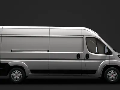 Fiat E-Ducato Van L3H2 2020 3D model