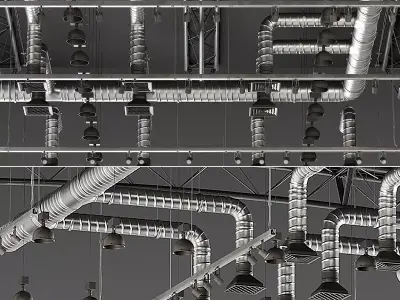 Ceiling Ventilation 3D model