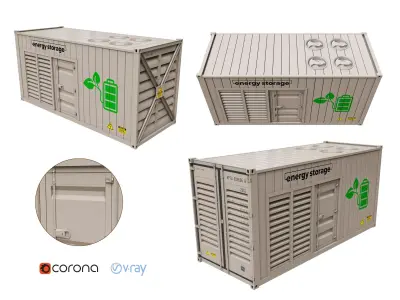 Battery energy Storage 3D model