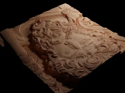 Prince 02 CNC 3d Print High Relief Sand Casting 3D print model