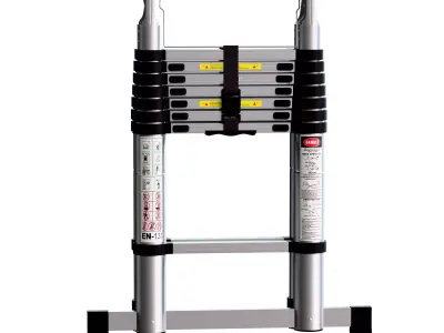 Double Side Telescopic Ladder 3D model