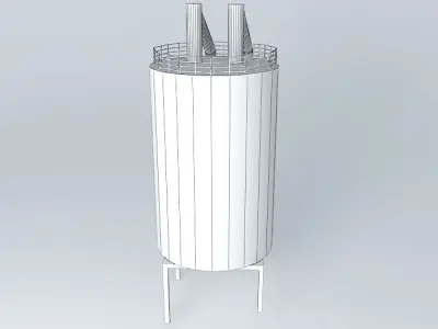 Boiler large gornjoibarski  3D model