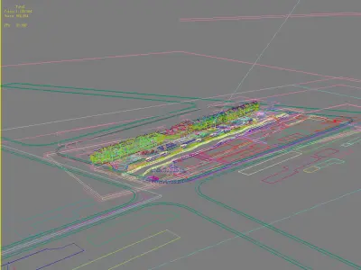 Chinese Style Architecture 3D model 35