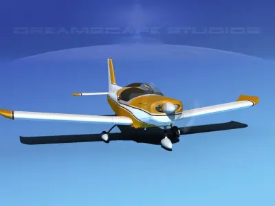 Zlin Z 242 V02 3D model