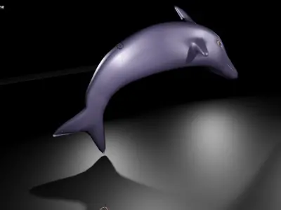 RIGGED DOLPHIN MODEL Free 3D model