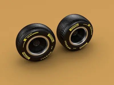 Pirelli Tyre 3D model