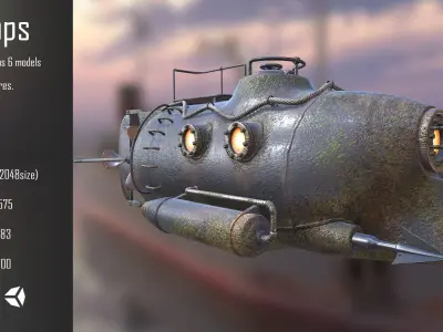 Cargo Ship Low-poly 3D model by MB-Studio from CGTrader