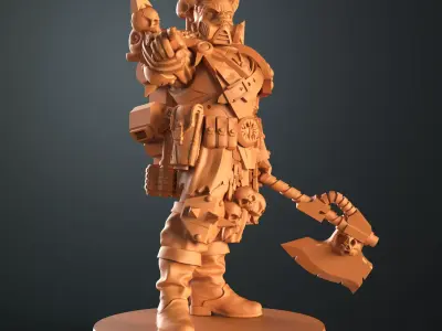 Traitor veteran Sergeant 2 3D print model