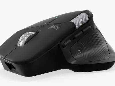 Logitech MX Master 4 Ergonomic Wireless Mouse Black 3D model