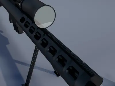 Sniper Barret 3D model