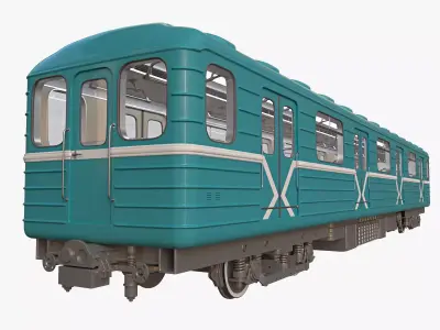 Subway Carriage 3D model