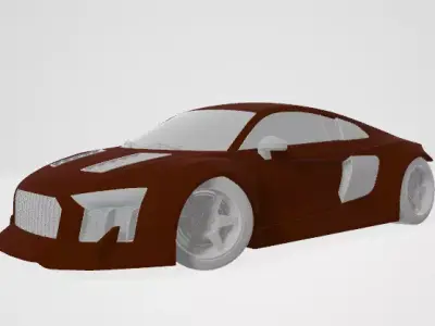 audi r8 Free 3D model by gametapstudiostesting from CGTrader