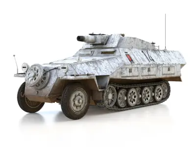 SDKFZ 251 - Ausf D - Stummel - 14 3D model