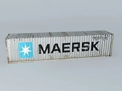 Maersk Container 40 Free 3D model
