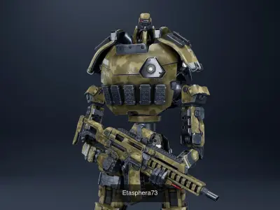 Super Bot pack Vol3 3D Model Collection purchase