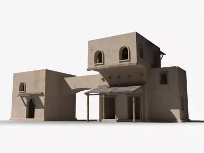 Arab x49 Low-poly 3D model