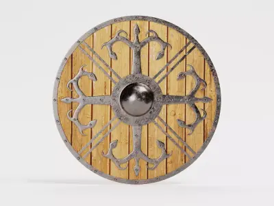 -Viking Shield V4- 3D model