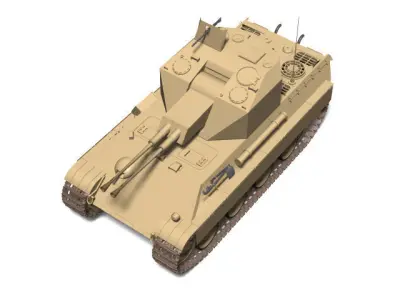 Flakpanzer V Coelian 3D model