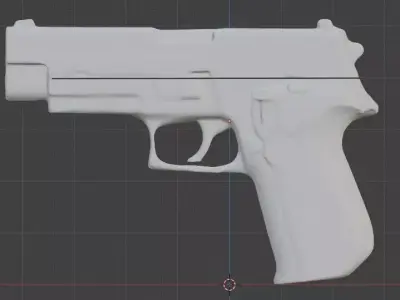 F226 HANDGUN PISTOL 3D model