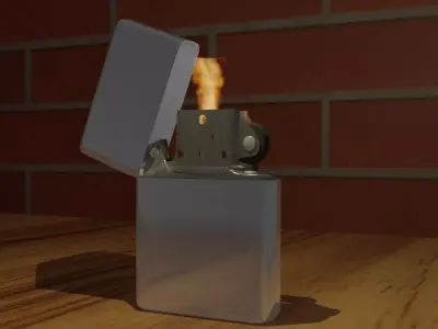 oil lighter 3D model