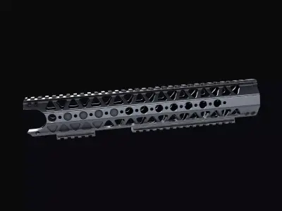 Handguard AR-15  LVOA-S  Low-poly 3D model