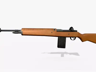 M14 Assault Rifle  Low-poly 3D model