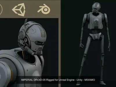 IMPERIAL DROID COLLECTION 3D Model Pack