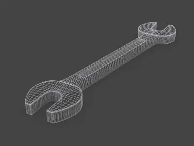 TOOL-002 Wrench 3D model