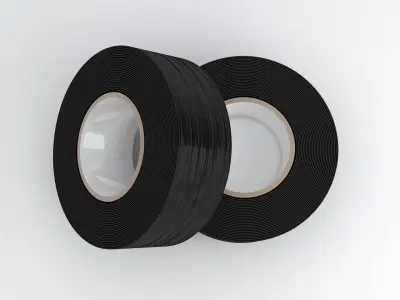 Duct Tape Black 3D model