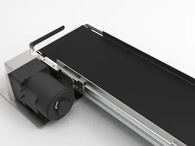 Table Top Belt Conveyor Low-poly 3D model