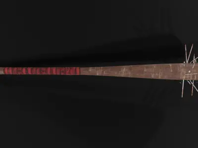 Baseball bat pack Low-poly 3D model