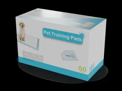 Pet accessories Pet Training Pads Free low-poly 3D model